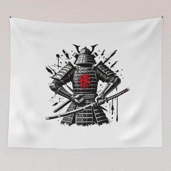Item preview, Samurai Warrior in Full Armor in Japanese Style designed and sold by Cozirlax.