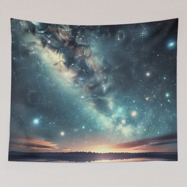 Item preview, Starlit Horizons: A Celestial Landscape designed and sold by aunins7.