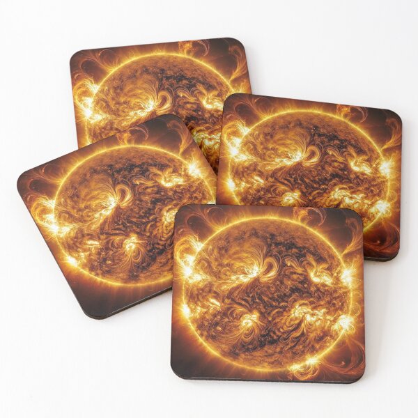 Item preview, The Fiery Majesty of the Sun: A Close-Up of Solar Flares designed and sold by aunins7.