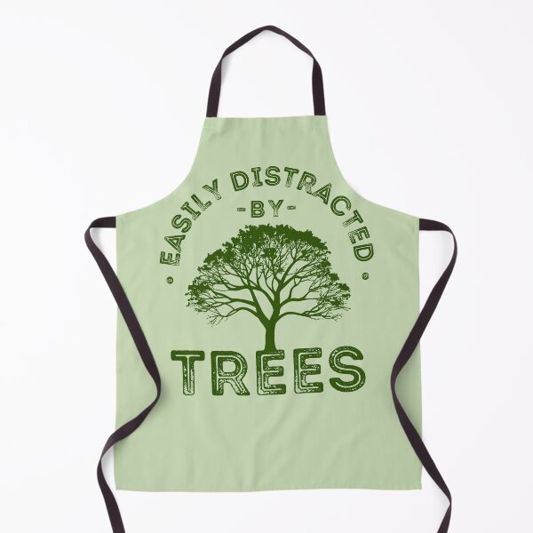 Item preview, Easily Distracted by Trees, Funny Nature Lover Quote, Vintage Tree designed and sold by lagunaklein.