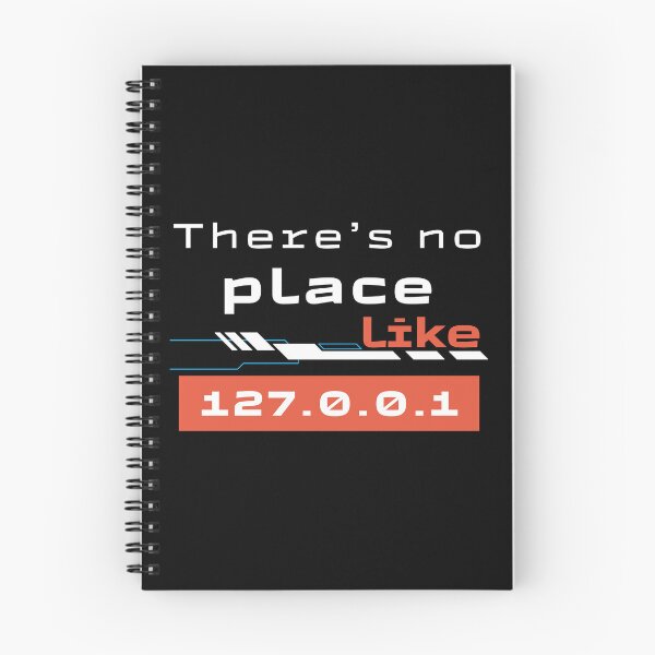 Item preview, There’s No Place Like 127.0.0.1 Funny IT design – Geeky Home Network Design designed and sold by mARTaCreation.