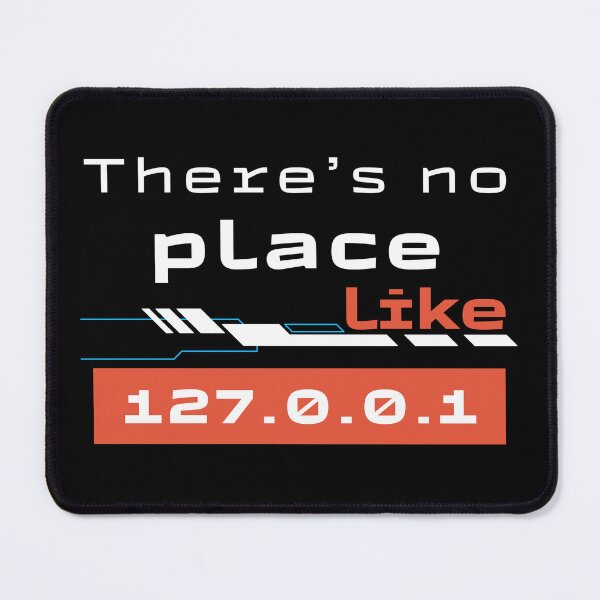 Item preview, There’s No Place Like 127.0.0.1 Funny IT design – Geeky Home Network Design designed and sold by mARTaCreation.