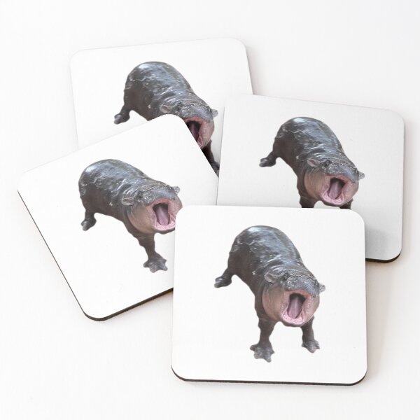 Item preview, Cute Angry Baby Hippo Meme designed and sold by AlexMancic.
