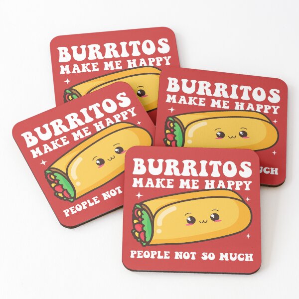 Item preview, Burritos make me happy, people not so much  designed and sold by T&C Finesse.