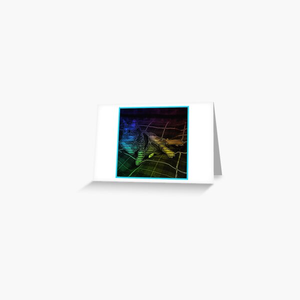 Cat Digital Art Greeting Card