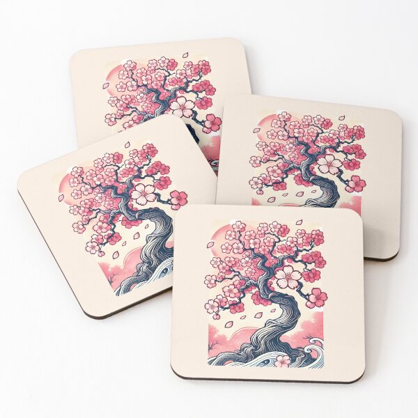 Item preview, Sakura Bonsai in Bloom in Japanese Style designed and sold by Cozirlax.
