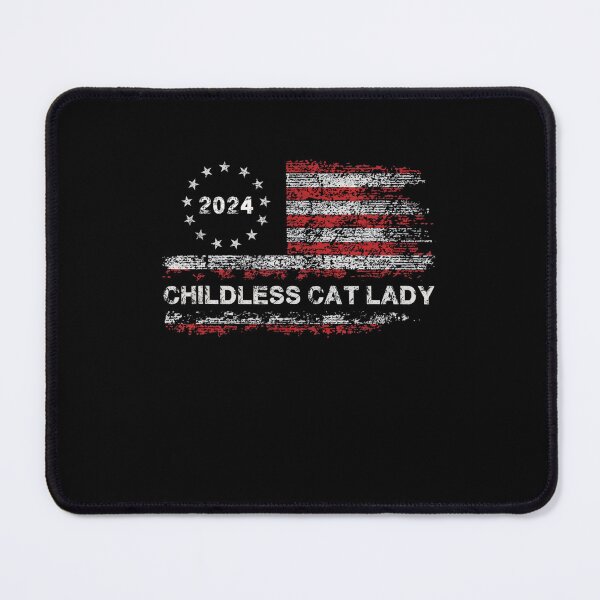 Item preview, The Childless Cat Lady 2024 For President US Flag Vintage designed and sold by Greenbacks.