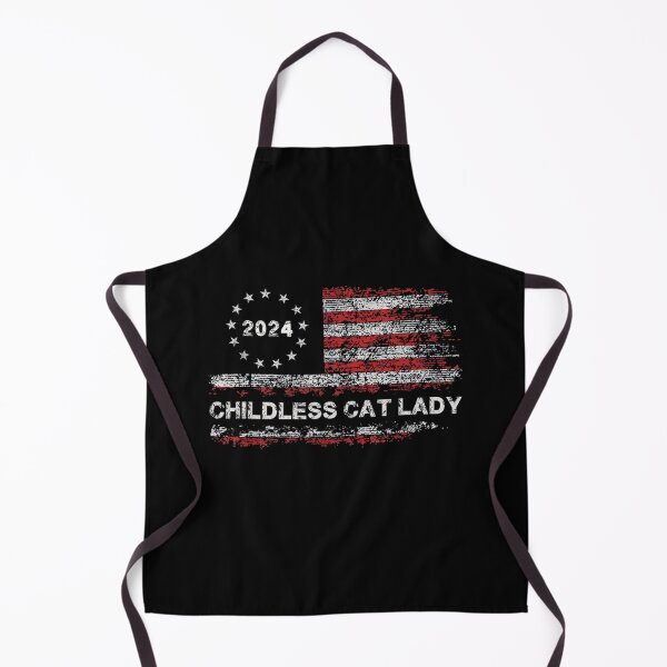 Item preview, The Childless Cat Lady 2024 For President US Flag Vintage designed and sold by Greenbacks.