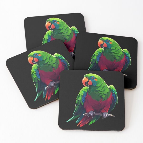 Item preview, Eclectus Parrot  designed and sold by FreshArtFusion.