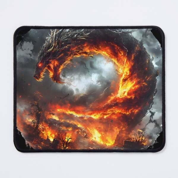 Item preview, Fury of the Flame Dragon Tornado designed and sold by AI-Only Creations.