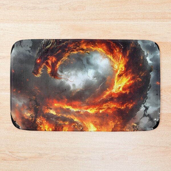 Item preview, Fury of the Flame Dragon Tornado designed and sold by AI-Only Creations.