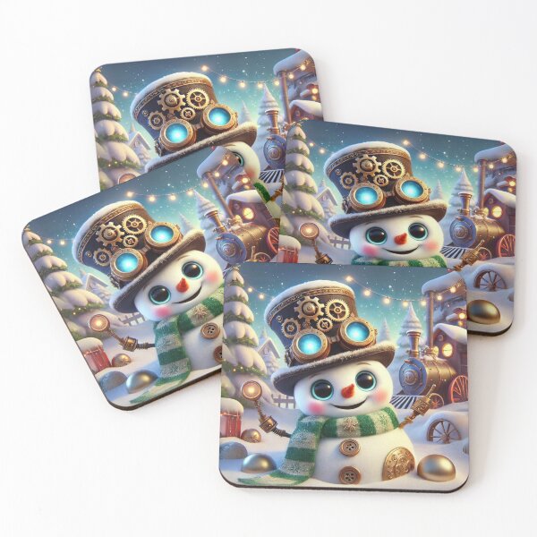Item preview, Steampunk Christmas Snowman designed and sold by Sillytoe.