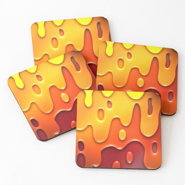 Item preview, Dripping Slime Yellow Red designed and sold by SuRReal3D.