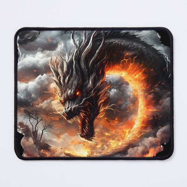 Item preview, Wrath of the Fiery Dragon Storm designed and sold by AI-Only Creations.