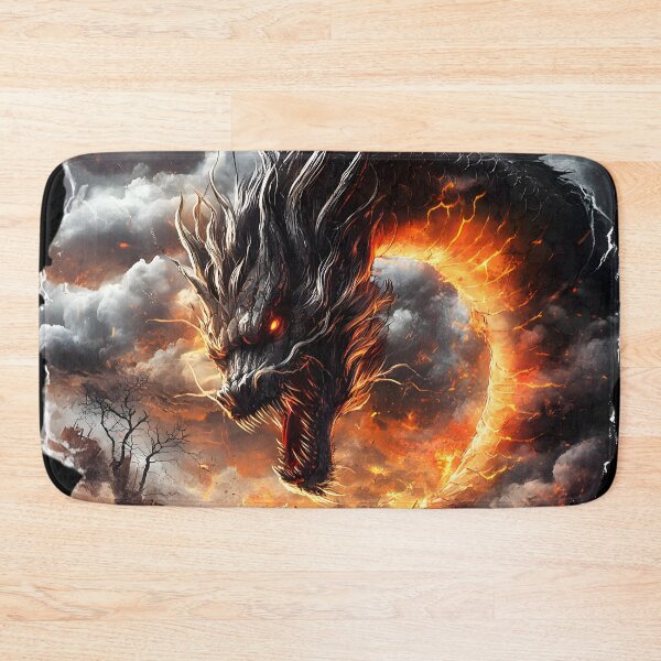 Item preview, Wrath of the Fiery Dragon Storm designed and sold by AI-Only Creations.