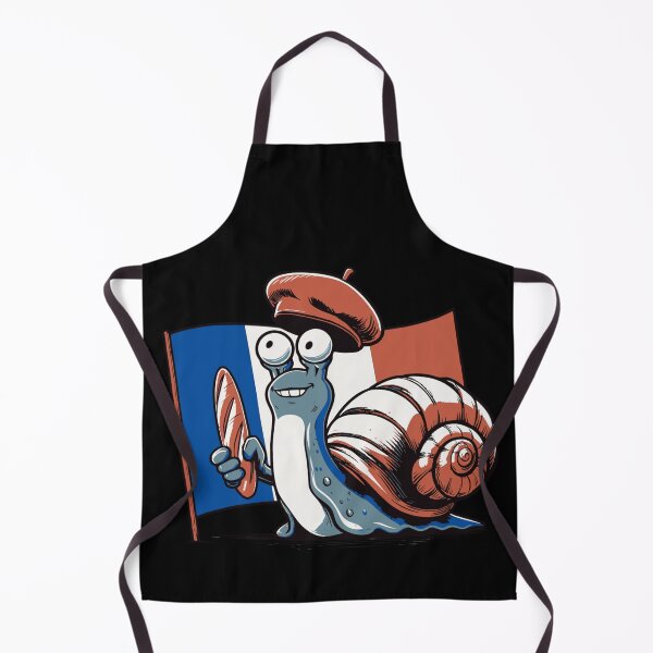 Item preview, French Symbols - Slime in a French Beret with French Flag and Baguette. designed and sold by Kubala.
