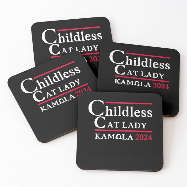 Item preview, This Childless Cat Lady Is Voting Kamala Election 2024 designed and sold by Greenbacks.
