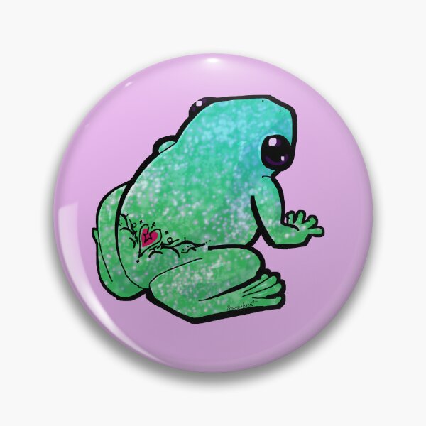 Artikelvorschau, Tramp Stamp Frosch y2k süßer Glitzerfrosch Bimbo Core entworfen und verkauft von Geoastrocat.