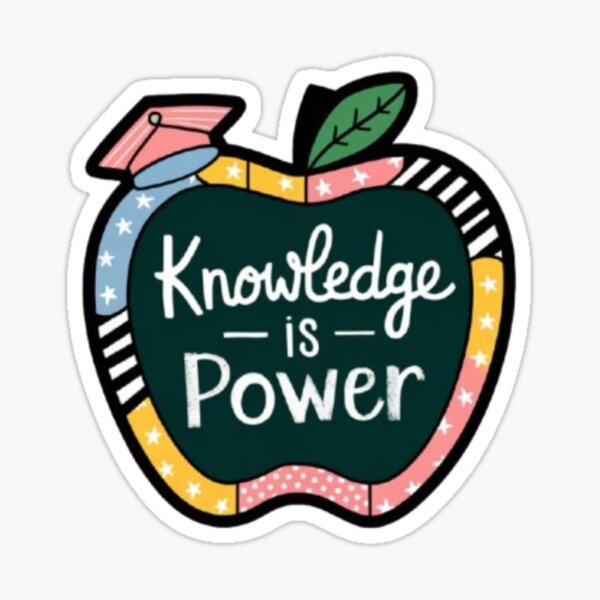 Item preview, Knowledge is power designed and sold by 123ks.