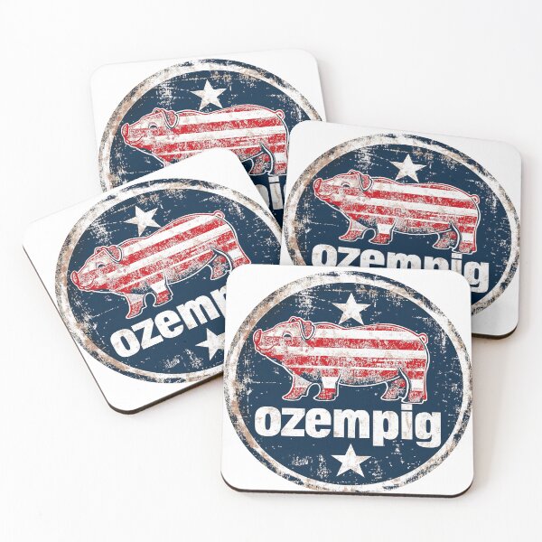 Item preview, Ozempic reviewed - Ozempig  Red White and Blue Piggy --- ozempic designed and sold by Desiredobsolete.