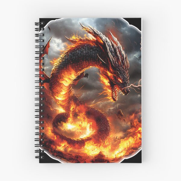 Item preview, Inferno of the Dragon Tornado designed and sold by AI-Only Creations.