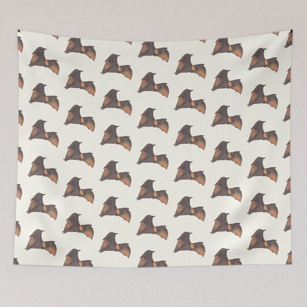 Item preview, flying fox illustration  designed and sold by Artofmayara.