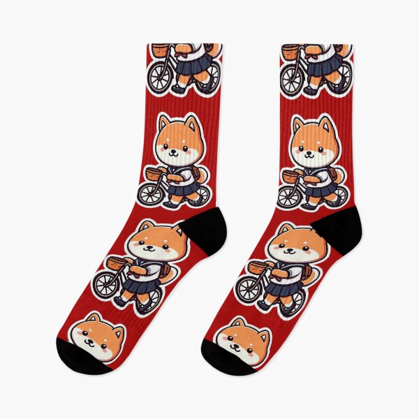 Item preview, Shiba Inu School Bicycle designed and sold by plushism.