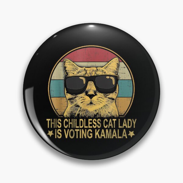 Item preview, This Childless Cat Lady Is Voting Kamala designed and sold by Greenbacks.