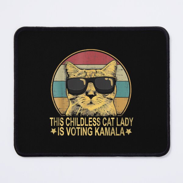 Item preview, This Childless Cat Lady Is Voting Kamala designed and sold by Greenbacks.