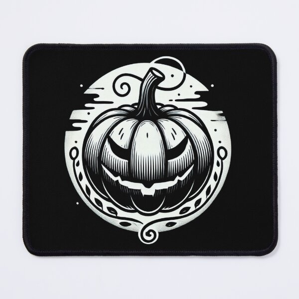 Aperçu de l'œuvre Ambiance citrouille d'Halloween effrayante - Design mignon et effrayant de citrouille d'Halloween créée et vendue par FunPurchase.
