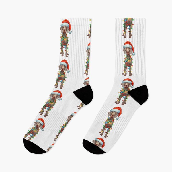 Item preview, Weimaraner Dog Christmas designed and sold by doodIllustrate.
