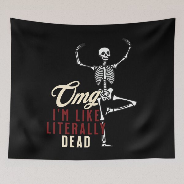 Item preview, Funny Halloween Saying Omg I'm Dead designed and sold by LuminOrb.