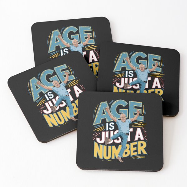 Item preview,  Age Is Just a Number – Energetic Senior T-Shirt Design designed and sold by OwlWorks.