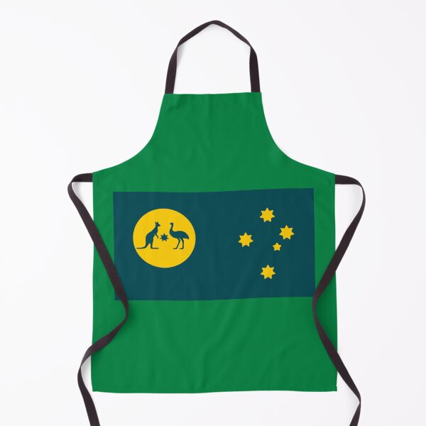 Item preview, Australian Sun-Crest Flag, with Golden Southern Cross designed and sold by Kangaroo Sun.
