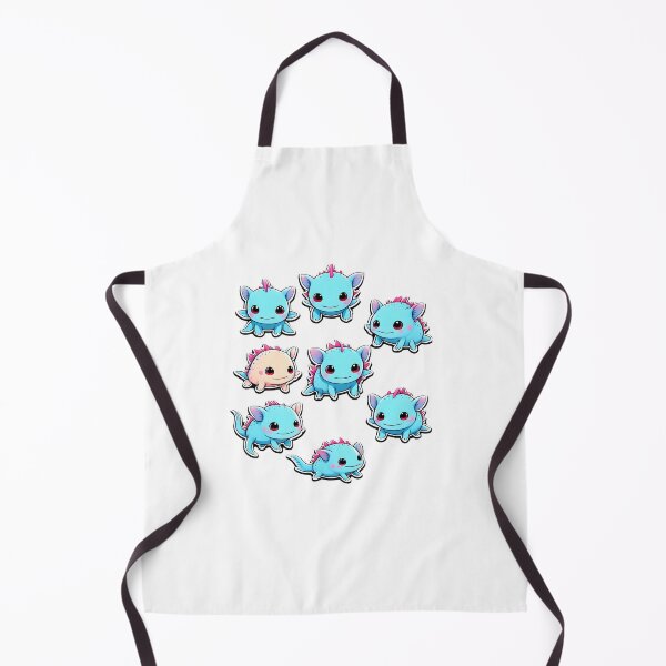 Item preview, Cute Axolotl Characters designed and sold by RetroPop23.