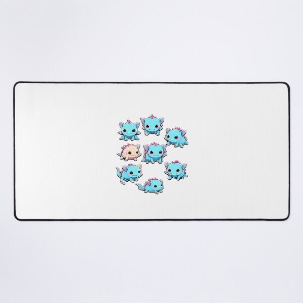Item preview, Cute Axolotl Characters designed and sold by RetroPop23.