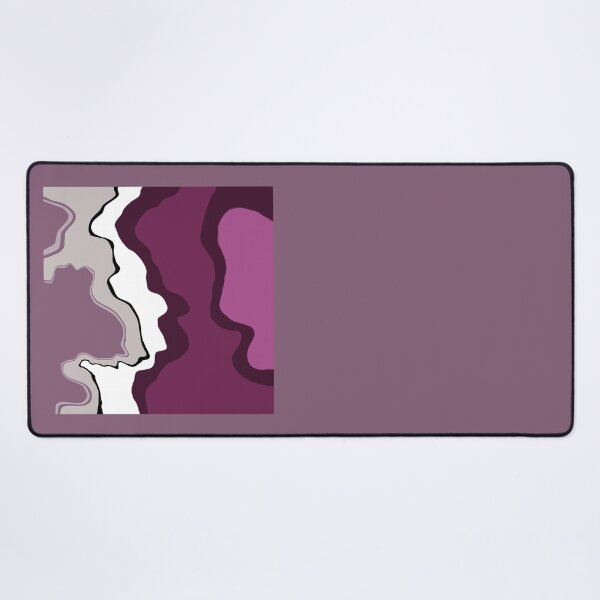 Item preview, Retro Swirls Liquid Swirl Abstract Pattern 70s Style Pinkish Maroon 2 of 4 designed and sold by Beachy.