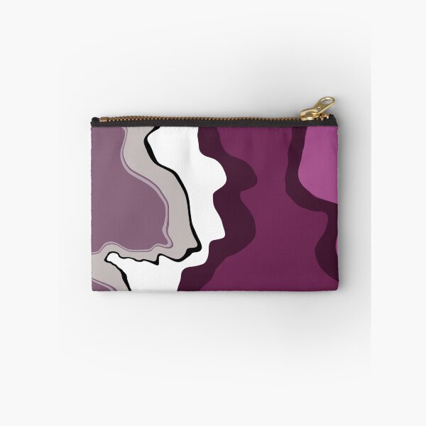 Item preview, Retro Swirls Liquid Swirl Abstract Pattern 70s Style Pinkish Maroon 2 of 4 designed and sold by Beachy.