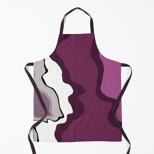 Item preview, Retro Swirls Liquid Swirl Abstract Pattern 70s Style Pinkish Maroon 2 of 4 designed and sold by Beachy.