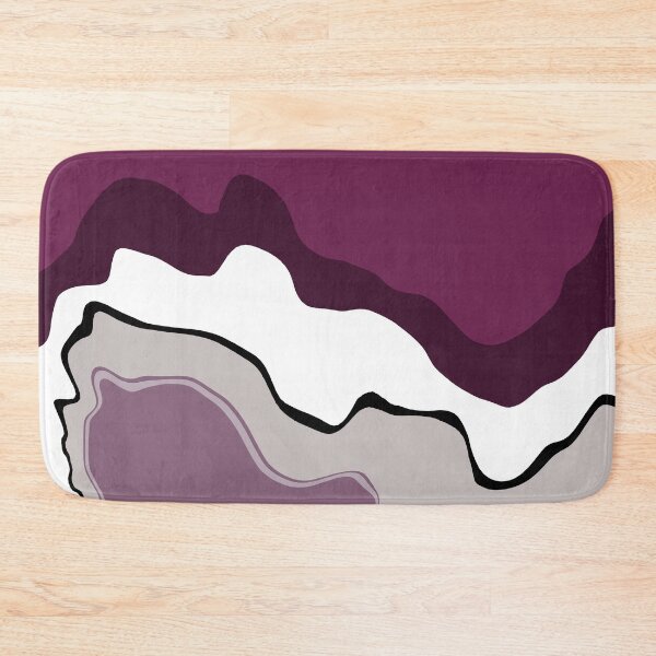 Item preview, Retro Swirls Liquid Swirl Abstract Pattern 70s Style Pinkish Maroon 3 of 4 designed and sold by Beachy.