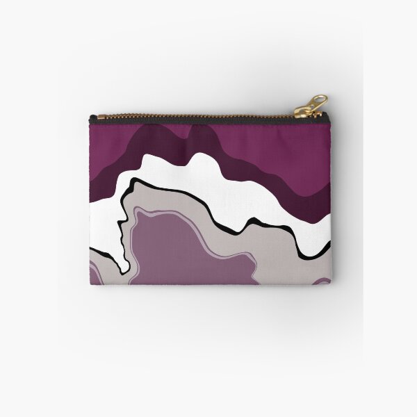 Item preview, Retro Swirls Liquid Swirl Abstract Pattern 70s Style Pinkish Maroon 3 of 4 designed and sold by Beachy.