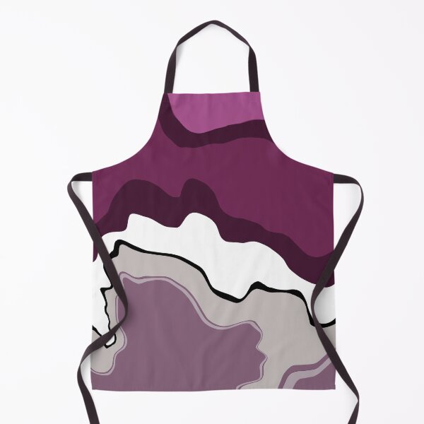 Item preview, Retro Swirls Liquid Swirl Abstract Pattern 70s Style Pinkish Maroon 3 of 4 designed and sold by Beachy.