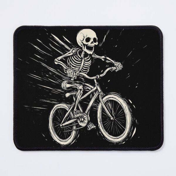 Item preview, Crazy skeleton on a bike designed and sold by Reklama Studio.