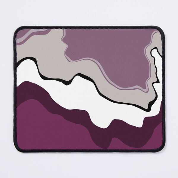 Item preview, Retro Swirls Liquid Swirl Abstract Pattern 70s Style Pinkish Maroon 4 of 4 designed and sold by Beachy.