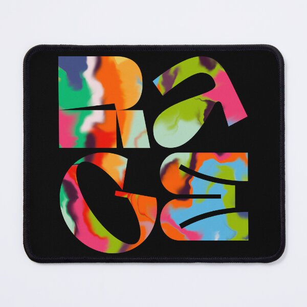 Item preview, Vibrant Abstract Rage Typography Design designed and sold by coshe.