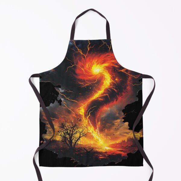 Item preview, Fiery Tornado Unleashed designed and sold by AI-Only Creations.