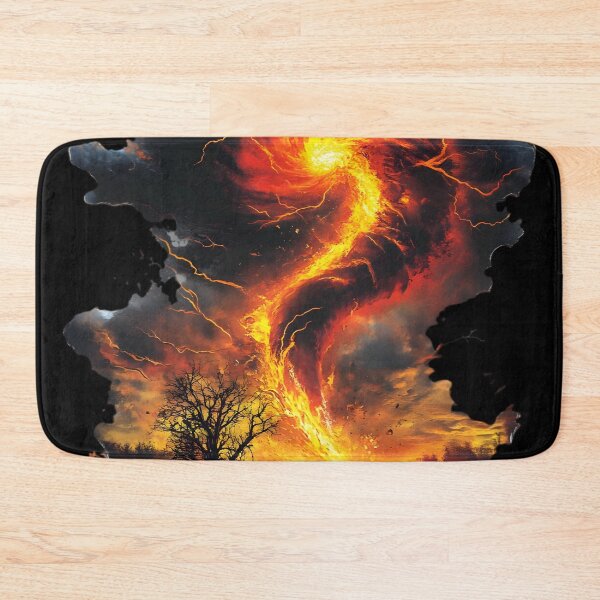 Item preview, Fiery Tornado Unleashed designed and sold by AI-Only Creations.