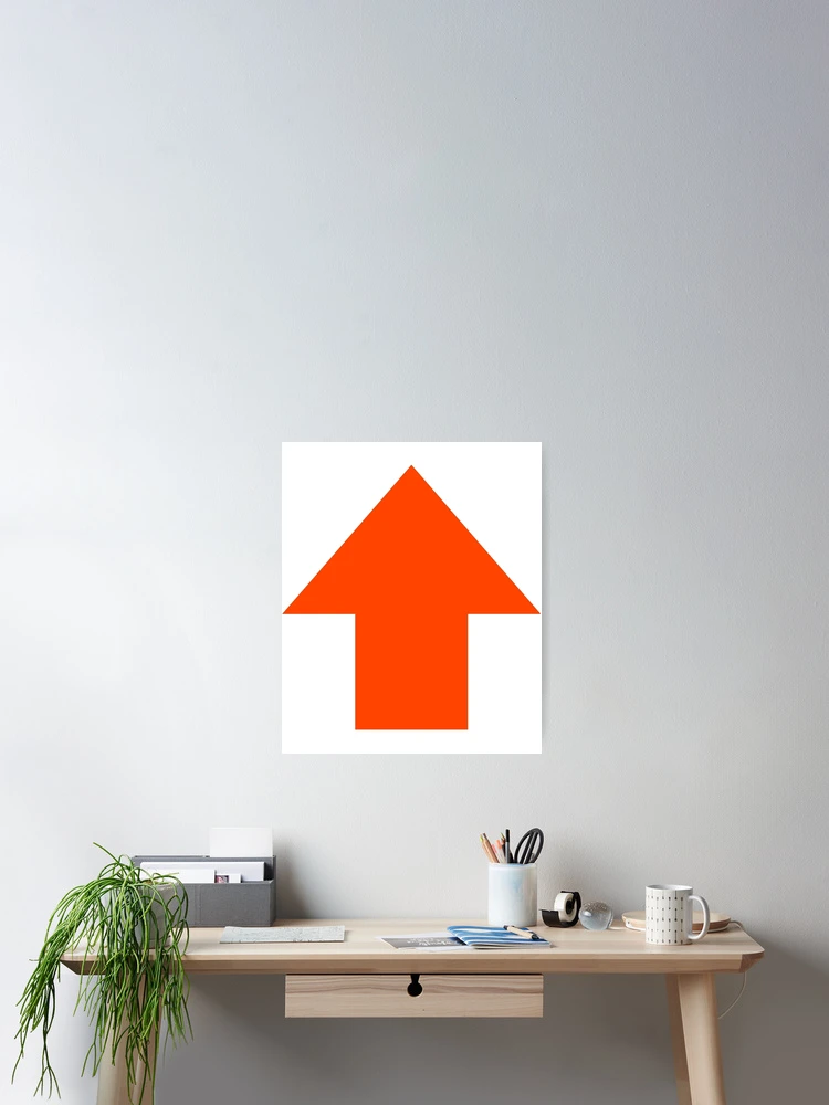 Reddit upvote arrow Poster for Sale by k3rstman1