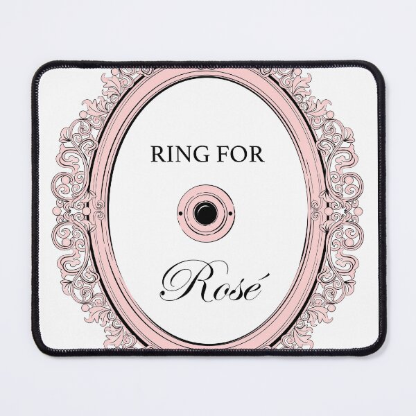 Item preview, Ring for Rose wine button designed and sold by MPillustration.