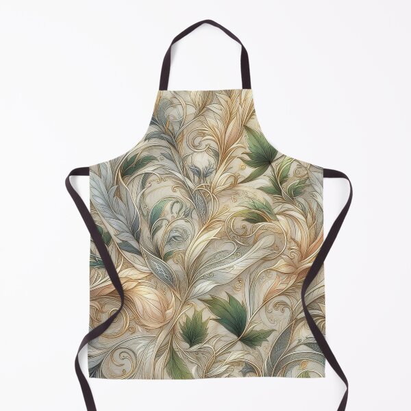 Item preview, Intricate Tapestry of Nature A Symphony of Leaves and Gold designed and sold by TeslaSt0re.
